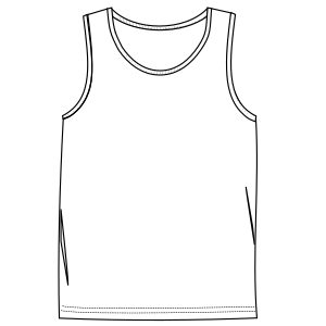 Fashion sewing patterns for Tank top 649